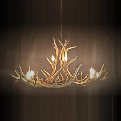 Hahn's Peak Elk Antler Chandelier