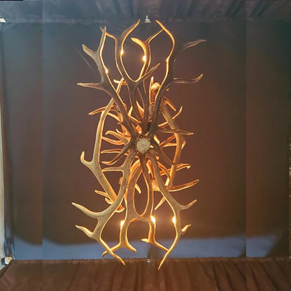 Hahn's Peak Elk Antler Chandelier