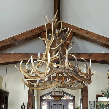 Kingston Peak XL Elk Antler Chandelier