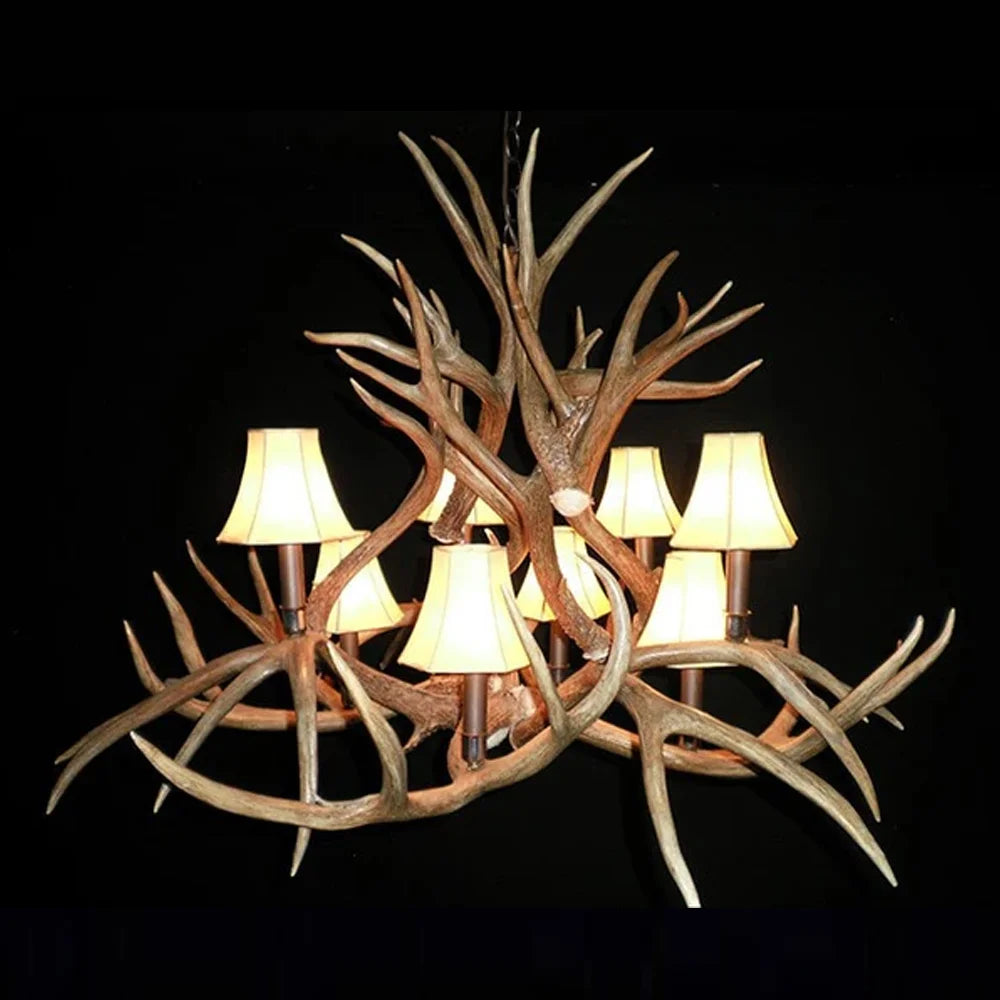 Mule Deer Chandelier – 8 Light