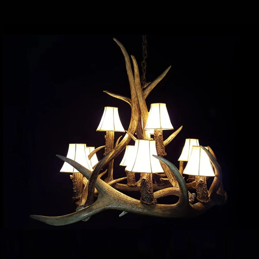 Petite Elk Antler Chandelier