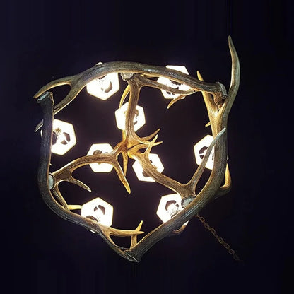 Petite Elk Antler Chandelier