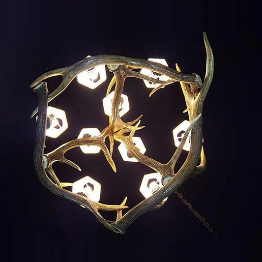 Petite Elk Antler Chandelier