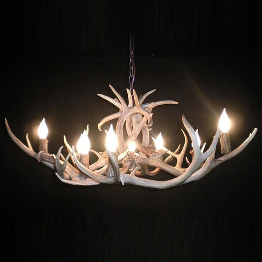 The “Low Rider” Deer Antler Chandelier