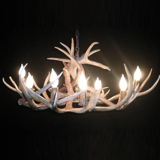 The “Low Rider” Deer Antler Chandelier
