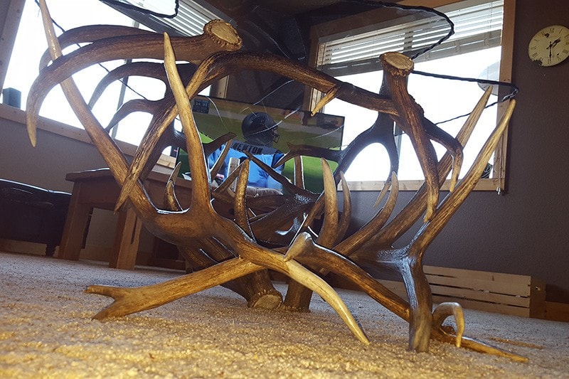 Arrowhead Antler Table - Rocky Mountain Antler Works