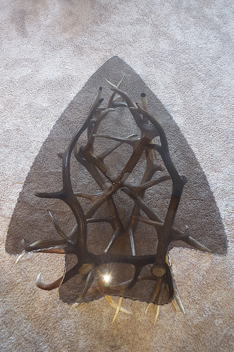 Arrowhead Antler Table - Rocky Mountain Antler Works
