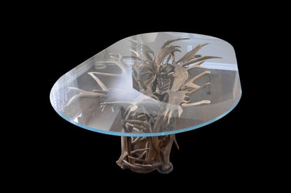 Amazing elk/fallow deer antler dining room table - Rocky Mountain Antler Works